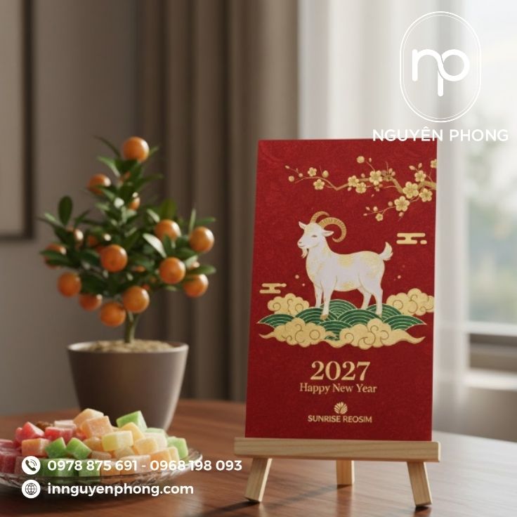 Các mẫu bao lì xì ấn tượng tại xưởng in Nguyên Phong 